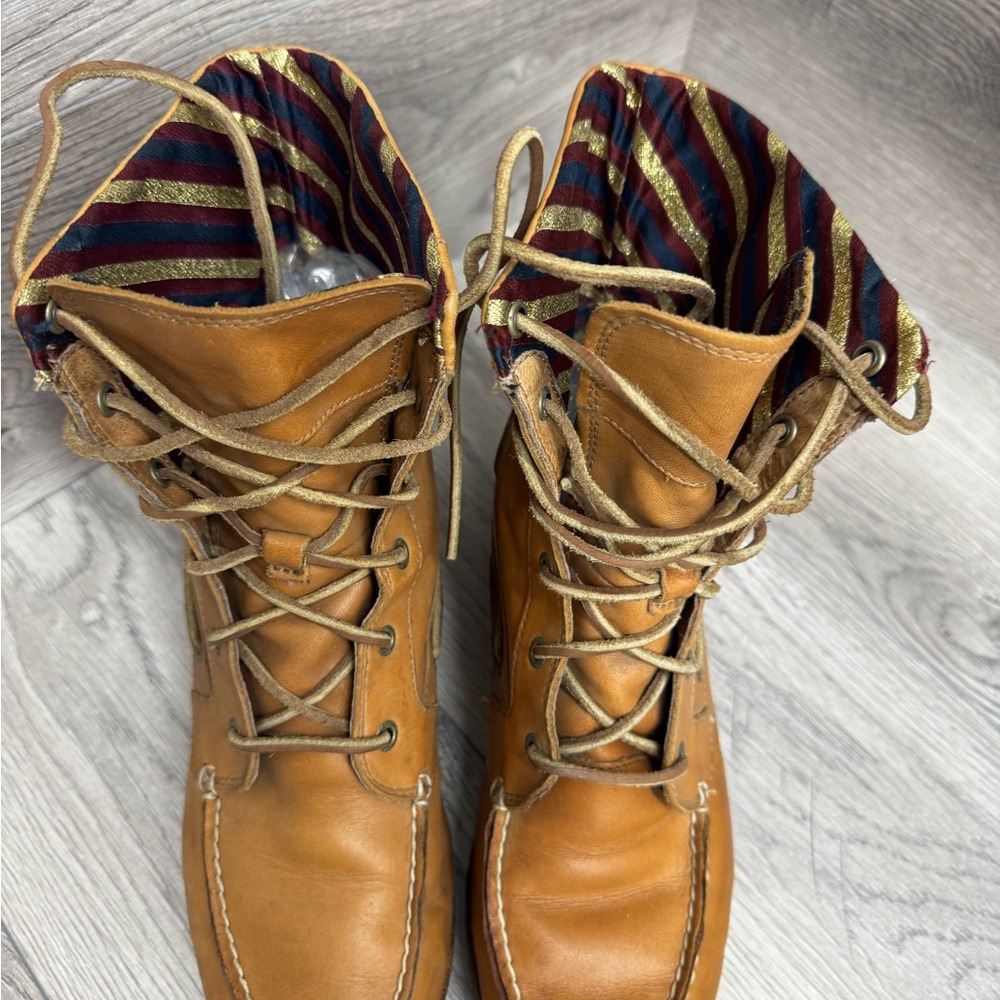 Sperry Womens top sider lug chukka leather boots size 7.5 - Picture 6 of 11